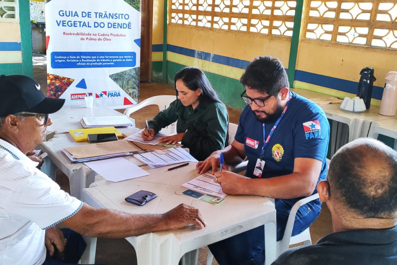 cadastramento de produtores de dendê