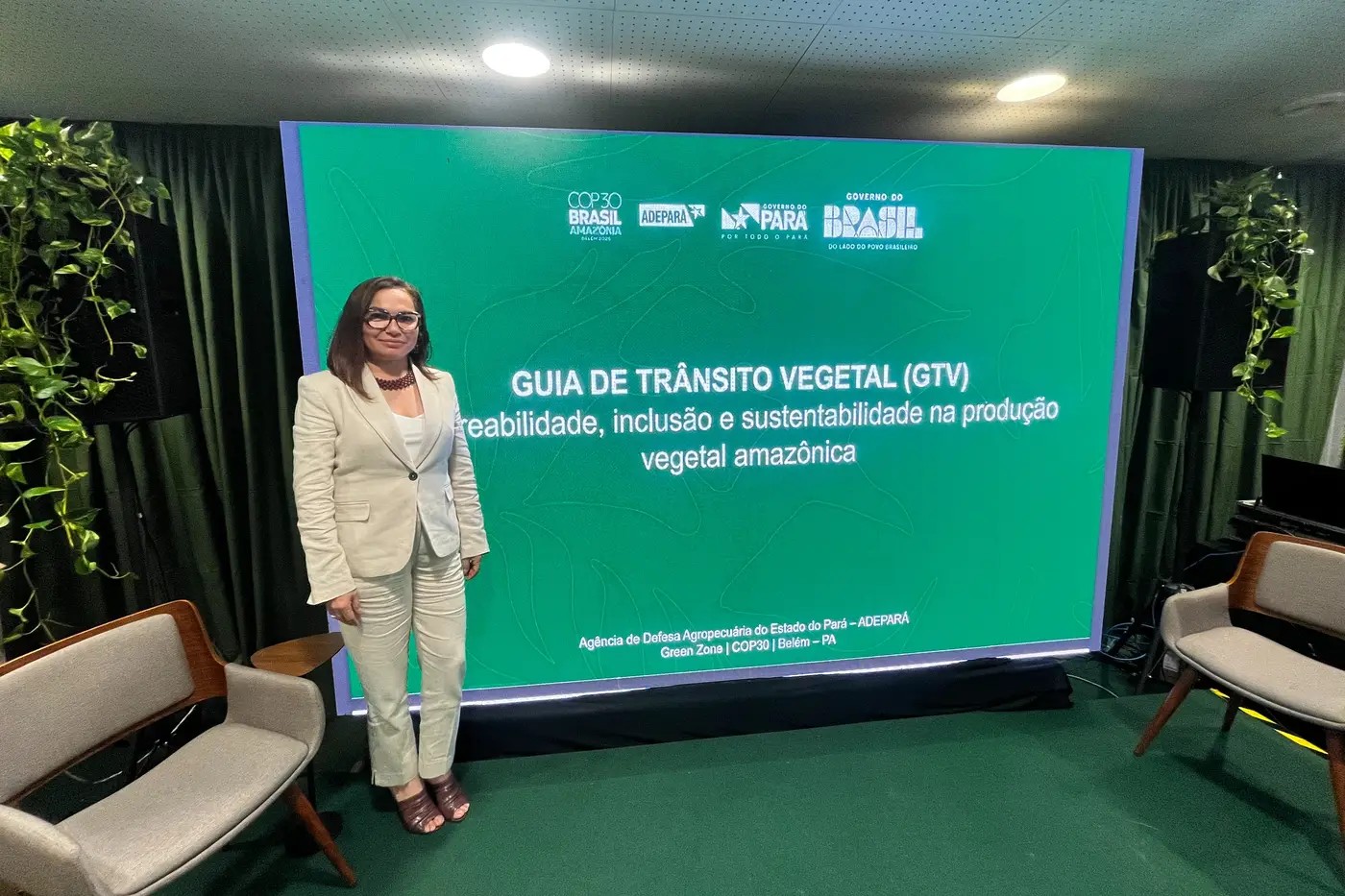 Lucionila apresenta painel sobre GTV na COP30