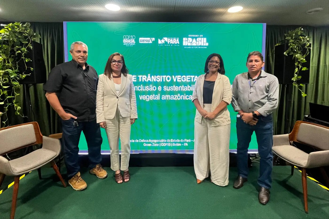 equipe da defesa vegetal na COP 30