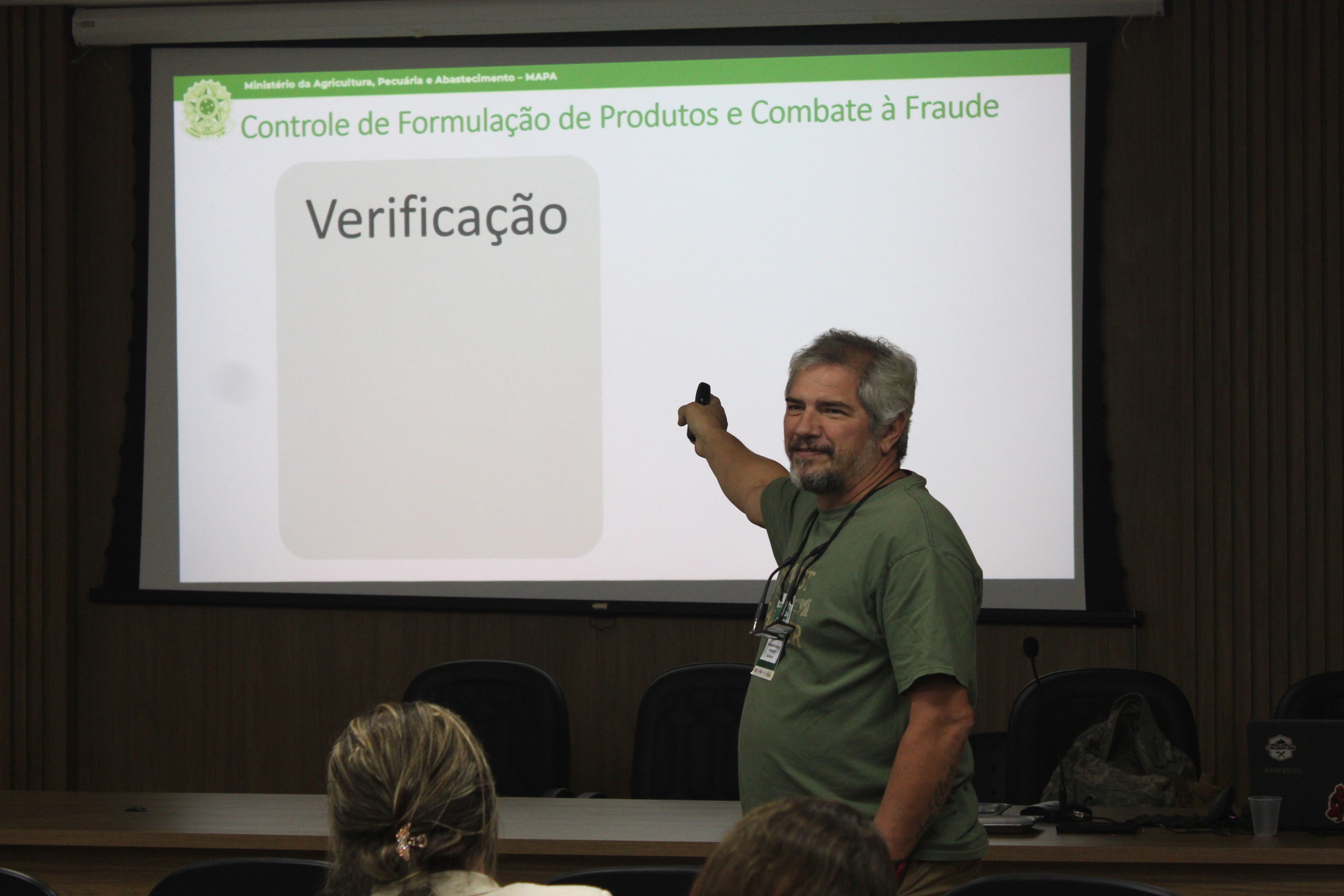 O palestrante do Ministério da Agricultura esteve presente nos cinco dias de evento  