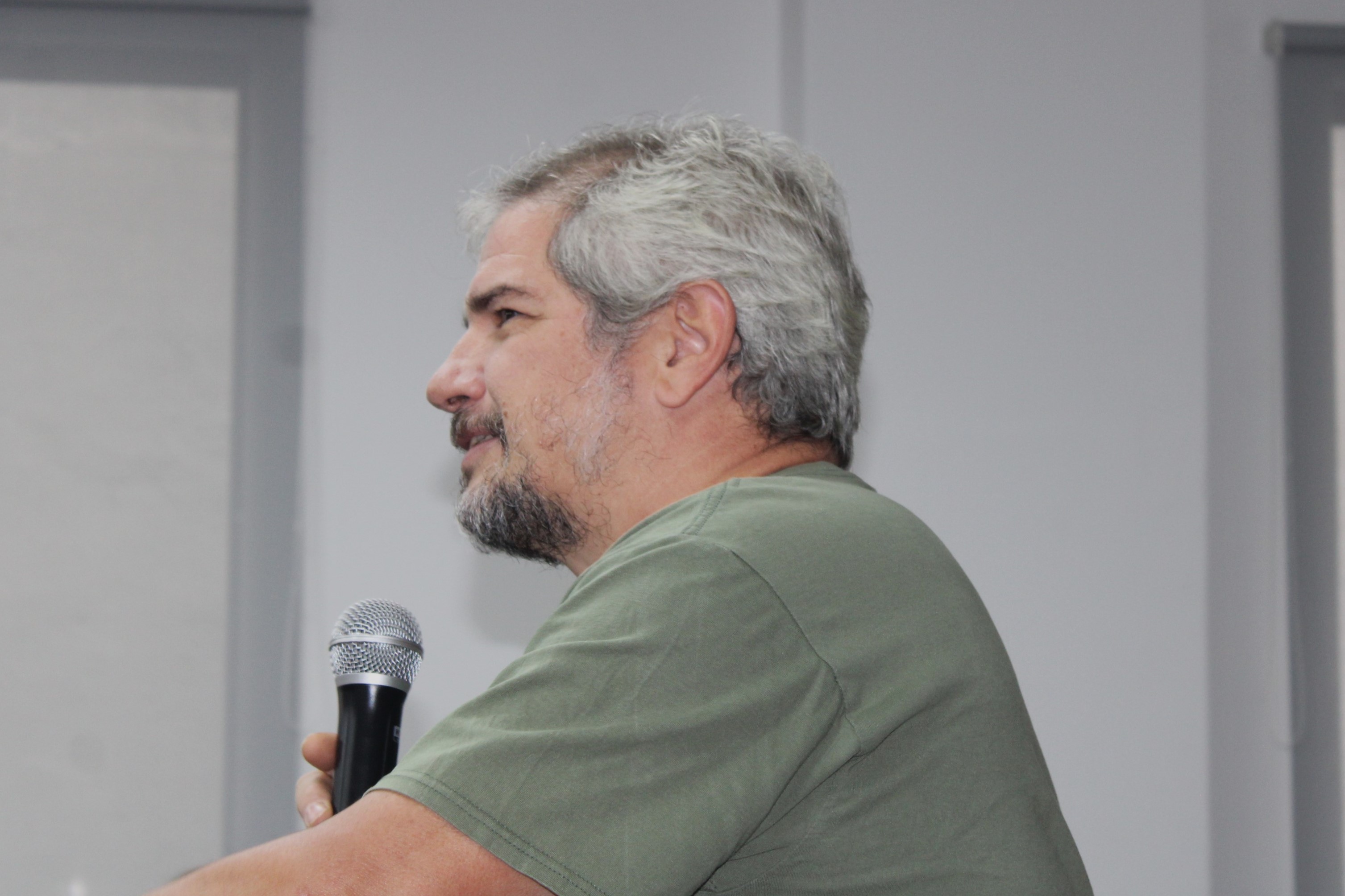 O palestrante do Ministério da Agricultura esteve presente nos cinco dias de evento  