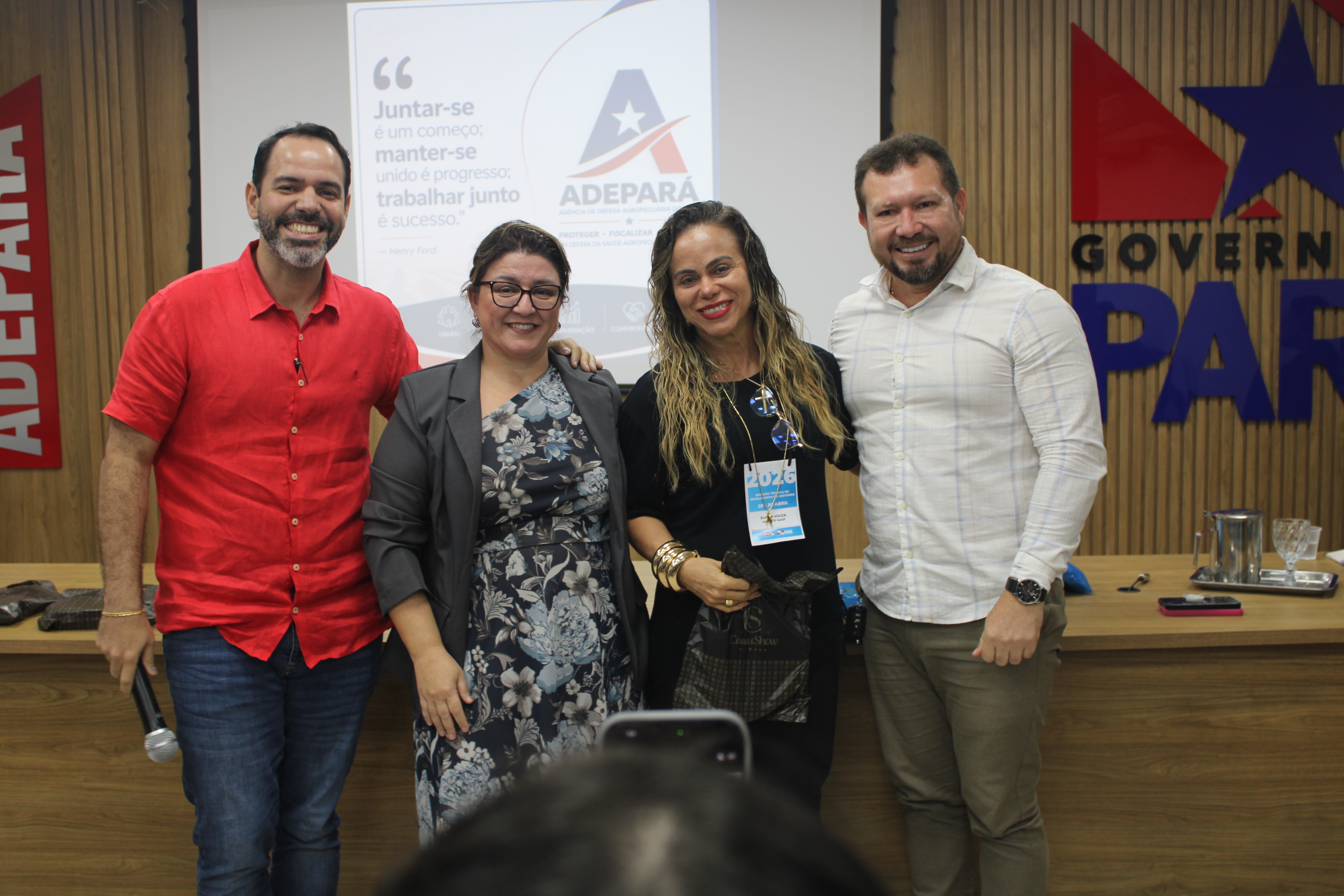 No final do evento, houve um sorteio de brindes para os servidores da Agência