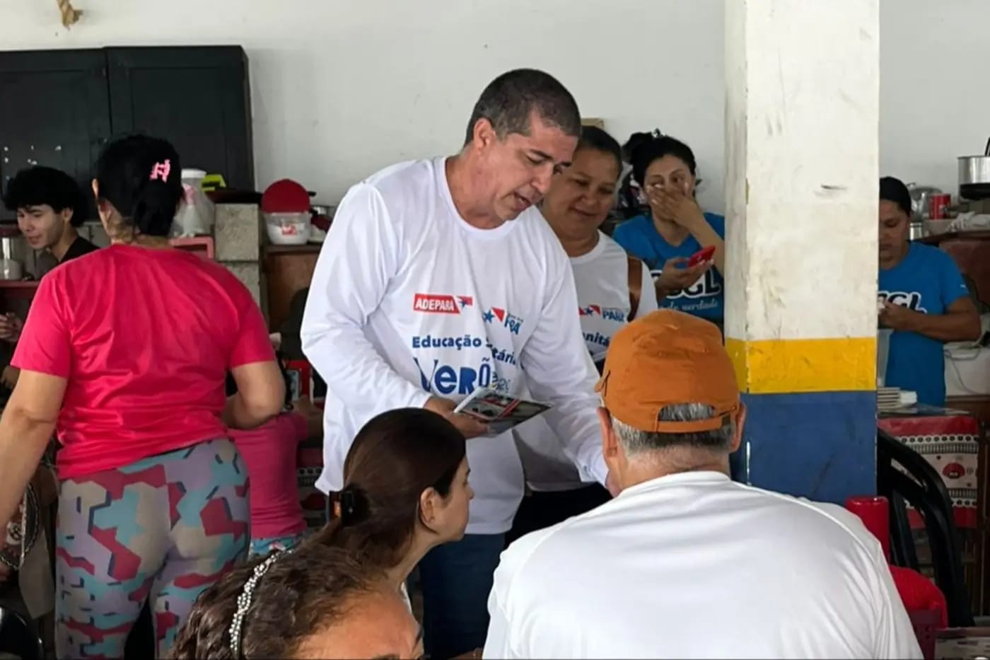 Ação de educação sanitária