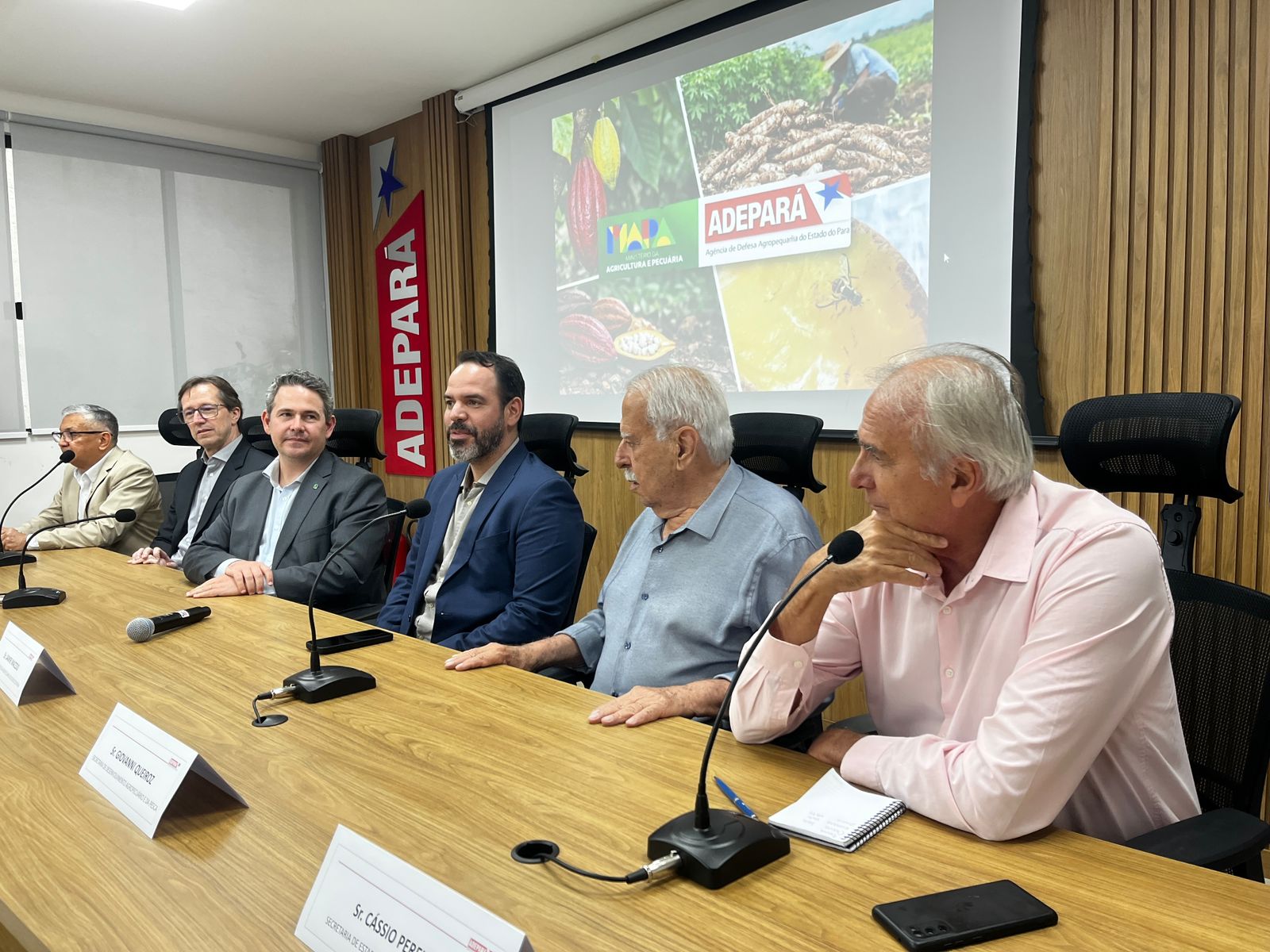 Assinatura de convênio Adepará e MAPA