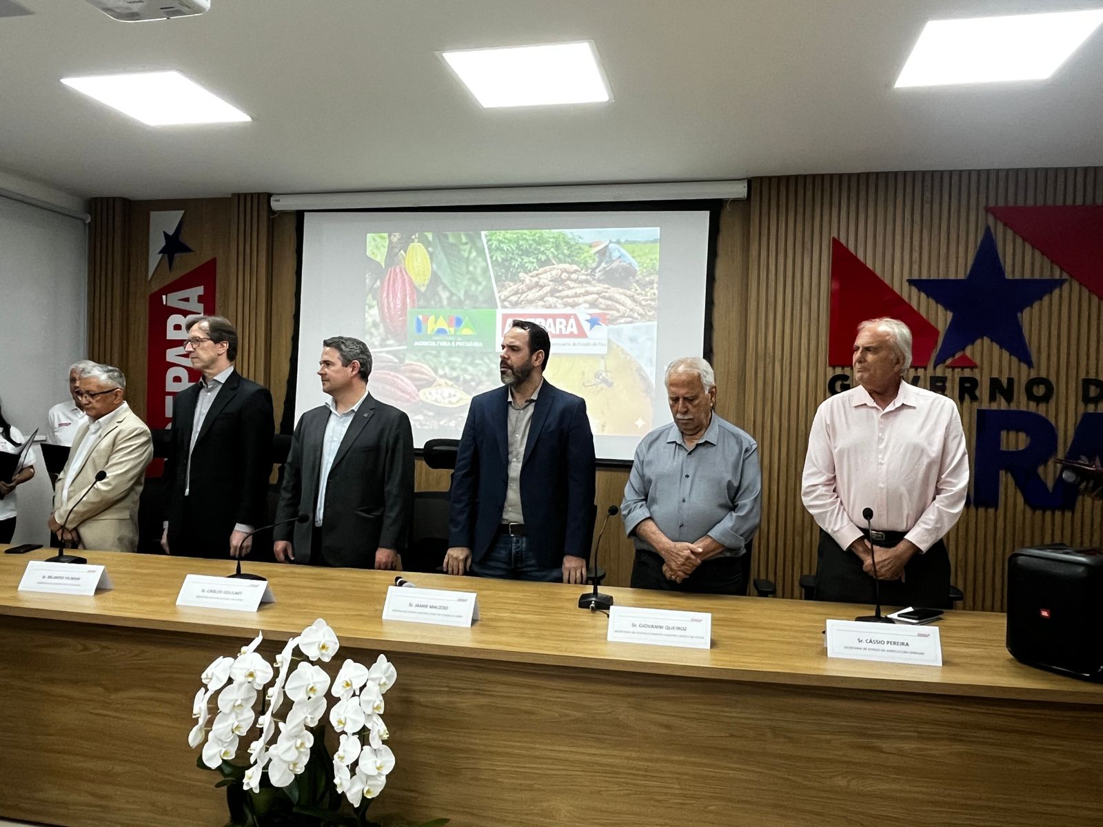 Assinatura de convênio Adepará e MAPA