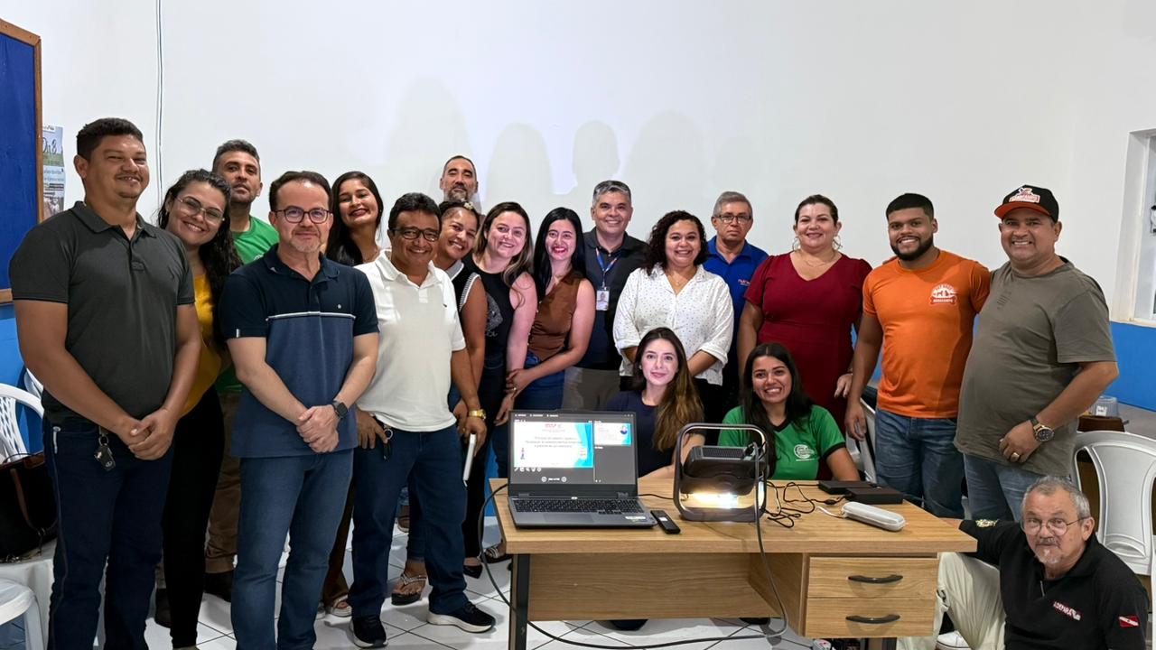 Palestra sobre comércio de produtos veterinários